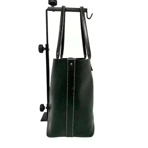 Kate Spade “Have Courage” Black Leather Tote Rare - Picture 4 of 10